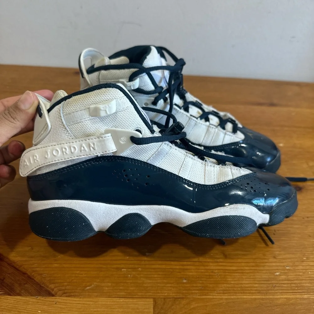 Jordan Kids Sneakers in White and Dark Green